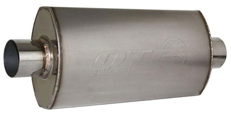 QTP 3" With Center Inlet/Outlet Quicktime Performance AR3 S/S Muffler QTP12300 SR