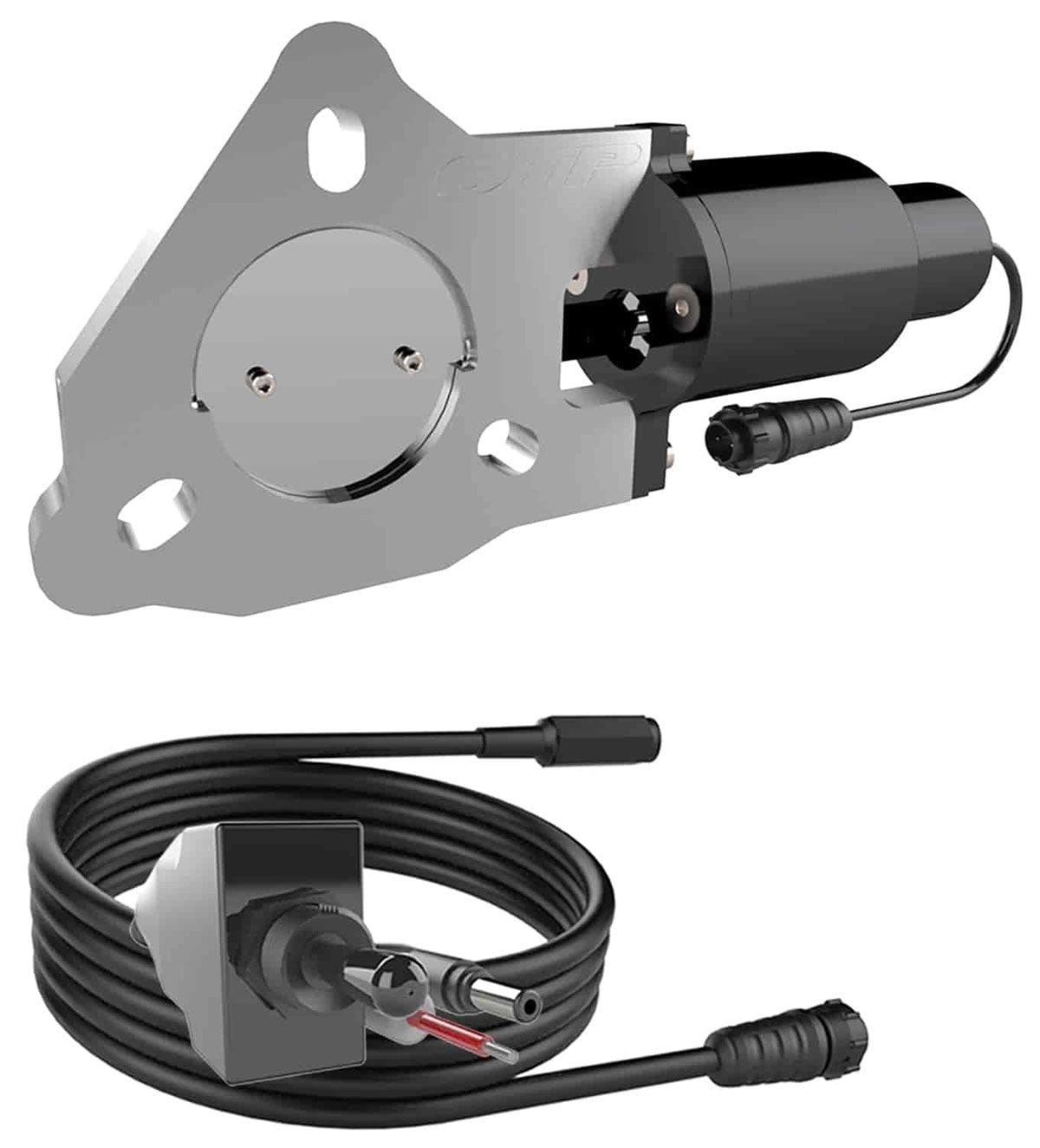 QTP Includes Electric Valve, Toggle Switch & Wiring Quicktime Performance 2-1/4" Single Electric Exhaust Cutout Kit QTPEC225 SR