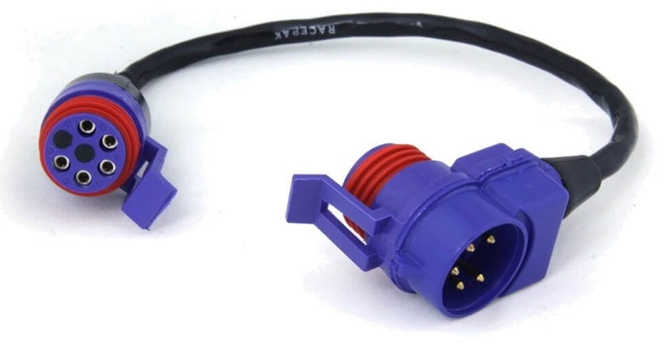 RACEPAK 5-Pin Blue Connector Racepak V-Net 18" (1.5ft.) Tee Cable R280-CA-VM-T018 SR