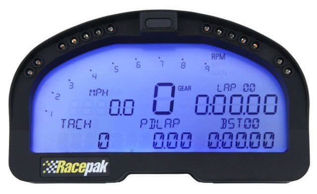 RACEPAK Blue backlight, Display up to 28 inputs Racepak IQ3 Display Dash R250-DS-IQ3 SR