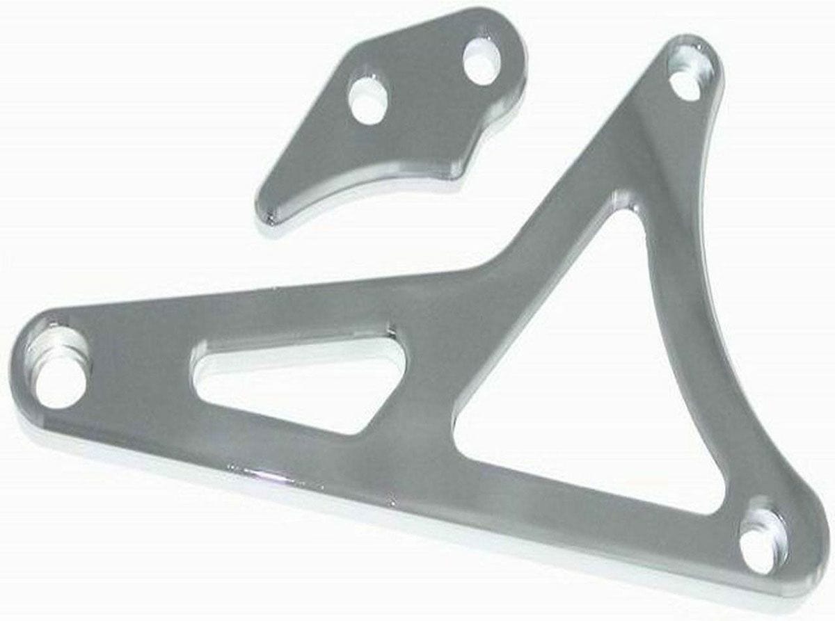 RPC Fits Ford 351W, Mounting Hardware Included Racing Power Company Chrome Aluminium "Outward Mount" Alternator Bracket RPCR6417 SR