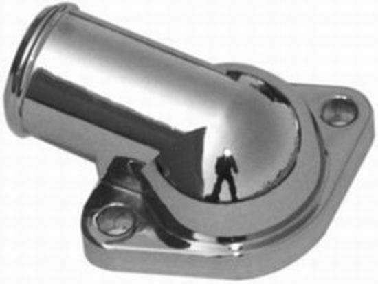 RPC Fits Pontiac 1964-79 V8 (Not For 389 Engines) Racing Power Company Chrome Steel Thermostat Housing. O-ring Style RPCR9230 SR