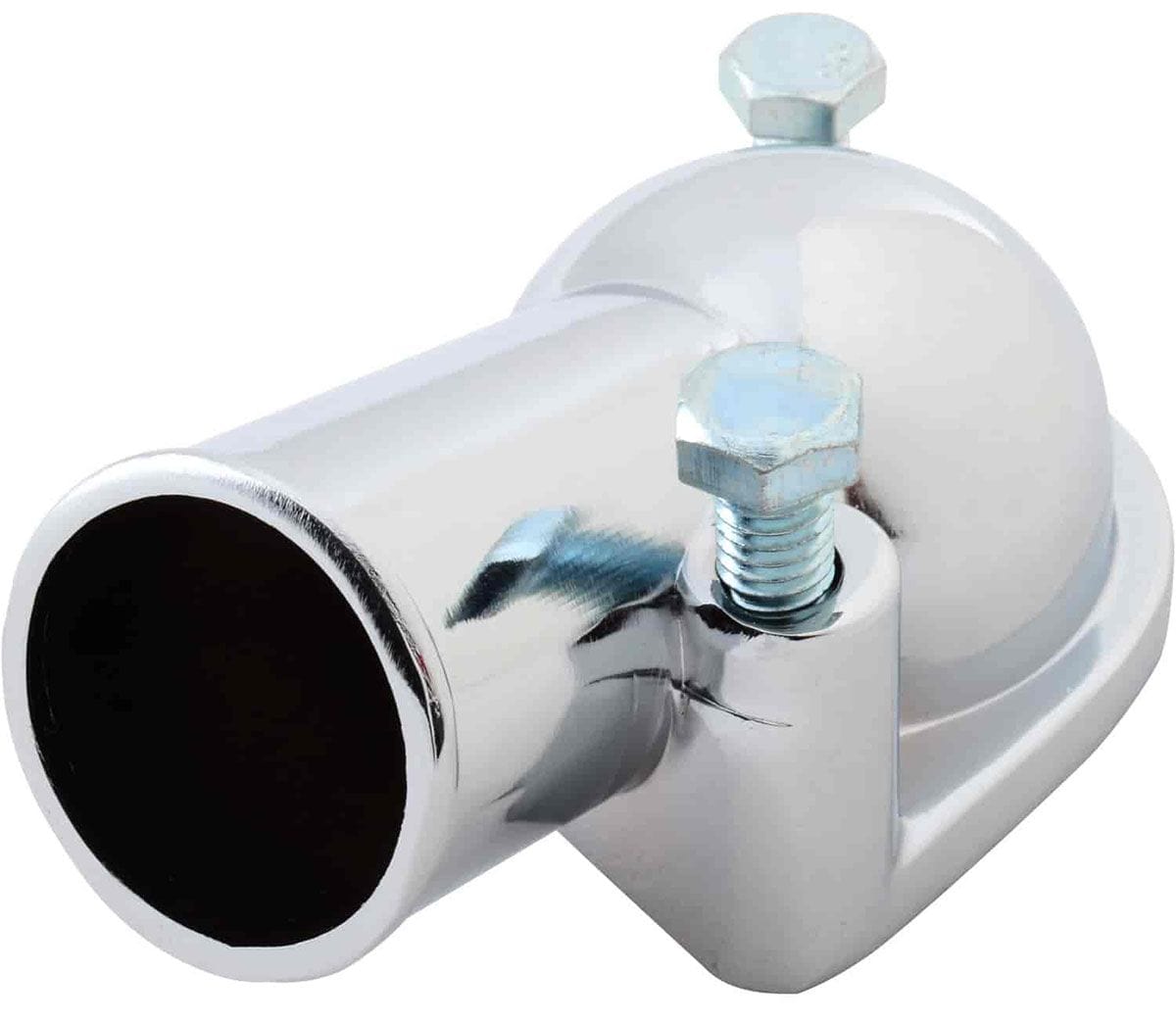 RPC Fits S/B & B/B Chev V8 1966-75 Racing Power Company Chrome Steel Thermostat Housing, Gasket Style RPCR4789 SR