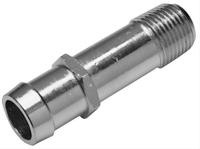 RPC Fits S/B & B/B Chev with 3/4" Hose Racing Power Company Chrome Steel Water Pump Fitting RPCR9514 SR
