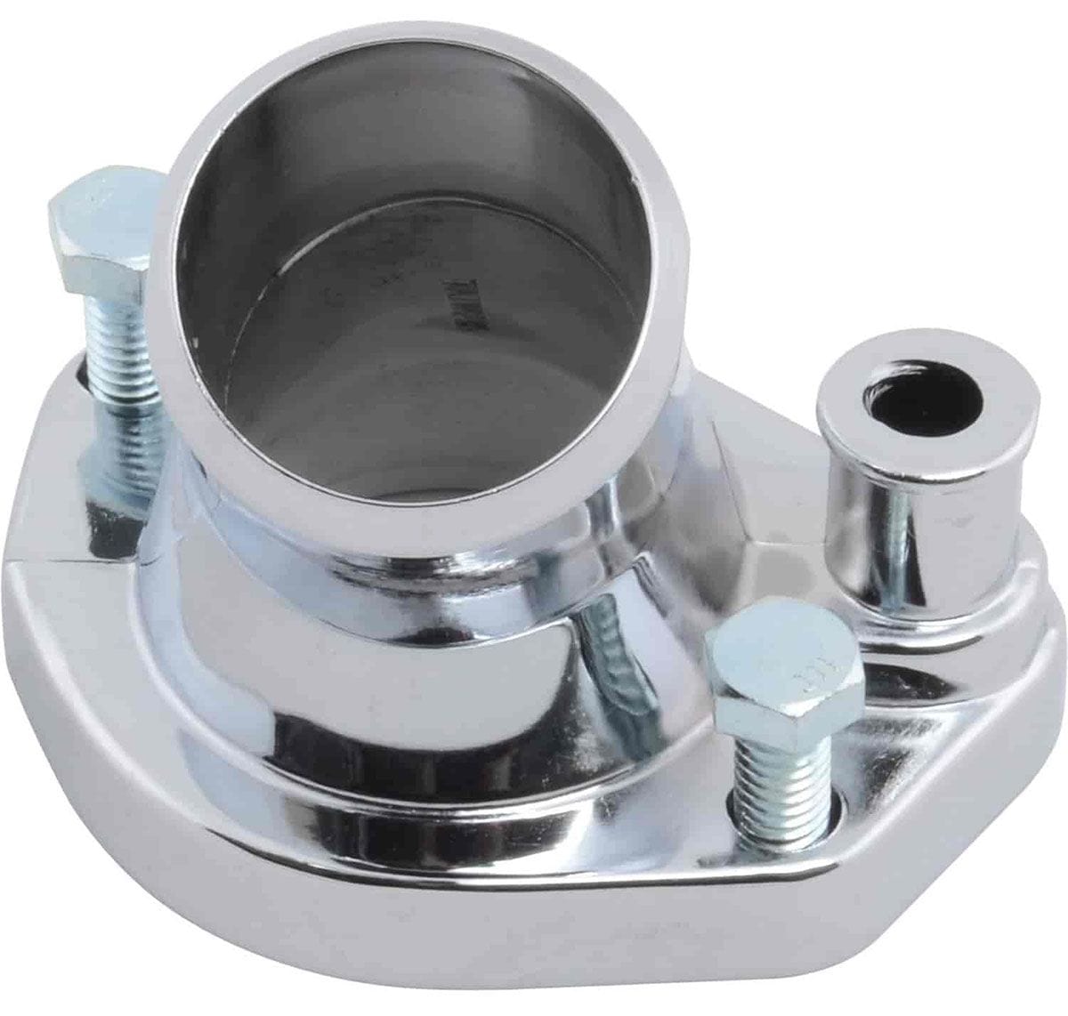 RPC Fits S/B Ford 1965-75, 260 - 351W Racing Power Company Chrome Steel Thermostat Housing, Gasket Style RPCR4790 SR
