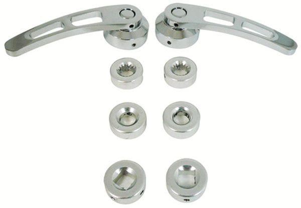 RPC Racing Power Company Chrome Aluminium Door Handles 4-1/4" RPCR8406 SR