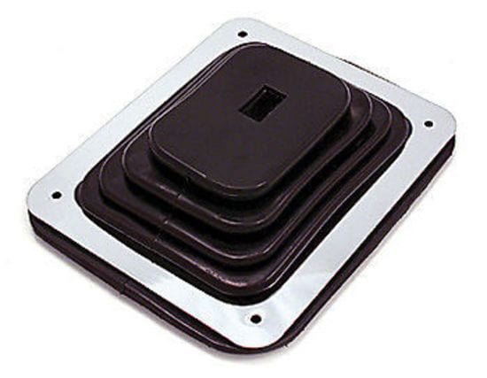 RPC Racing Power Company Small Rubber Shifter Boot with Chrome Plate 5-5/8" x 6-3/4" RPCR9630 SR