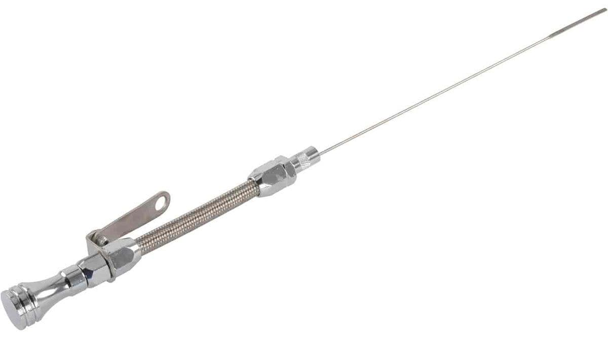RPC Suit S/B Chev Pre 1979 Short Racing Power Company Flexible Stainless Steel Engine Dipstick RPCR5002 SR