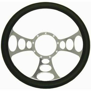 Racing Power Company 14" Orbitor Aluminium Steering Wheel (Chrome) RPCR5615