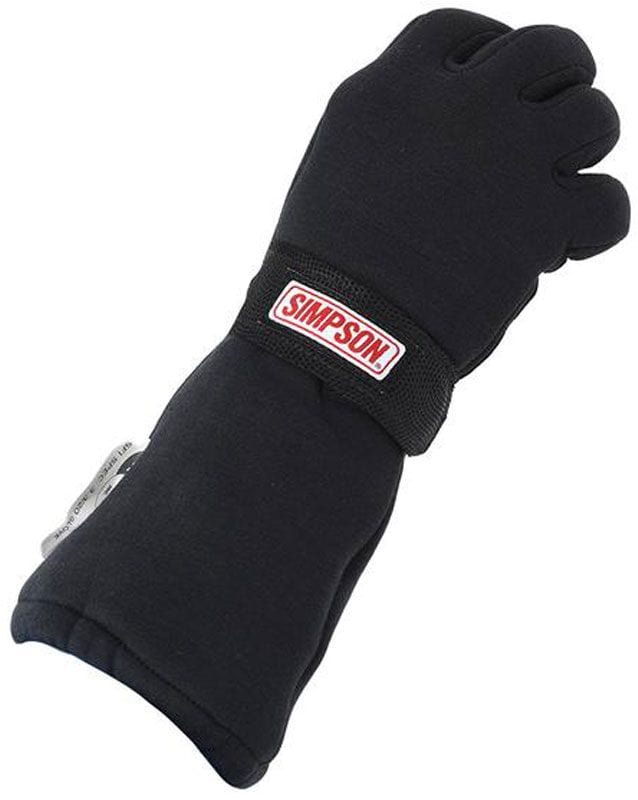 Simpson Large Simpson Holeshot-22 SFI-20 Racing Glove, Black SI37017LK SR