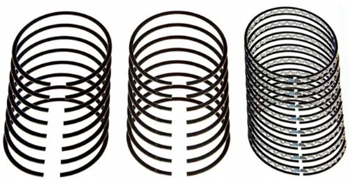 SPEEDPRO Chrome Moly V8 Ring Set Speed Pro Chrome Moly V8 Ring Set SPE233K 040 SR