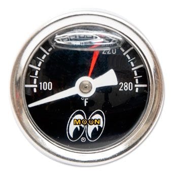 Stealth Ride 1-3/8" Direct Water Temp Gauge, Liquid Filled MNMPG109T1LF SR
