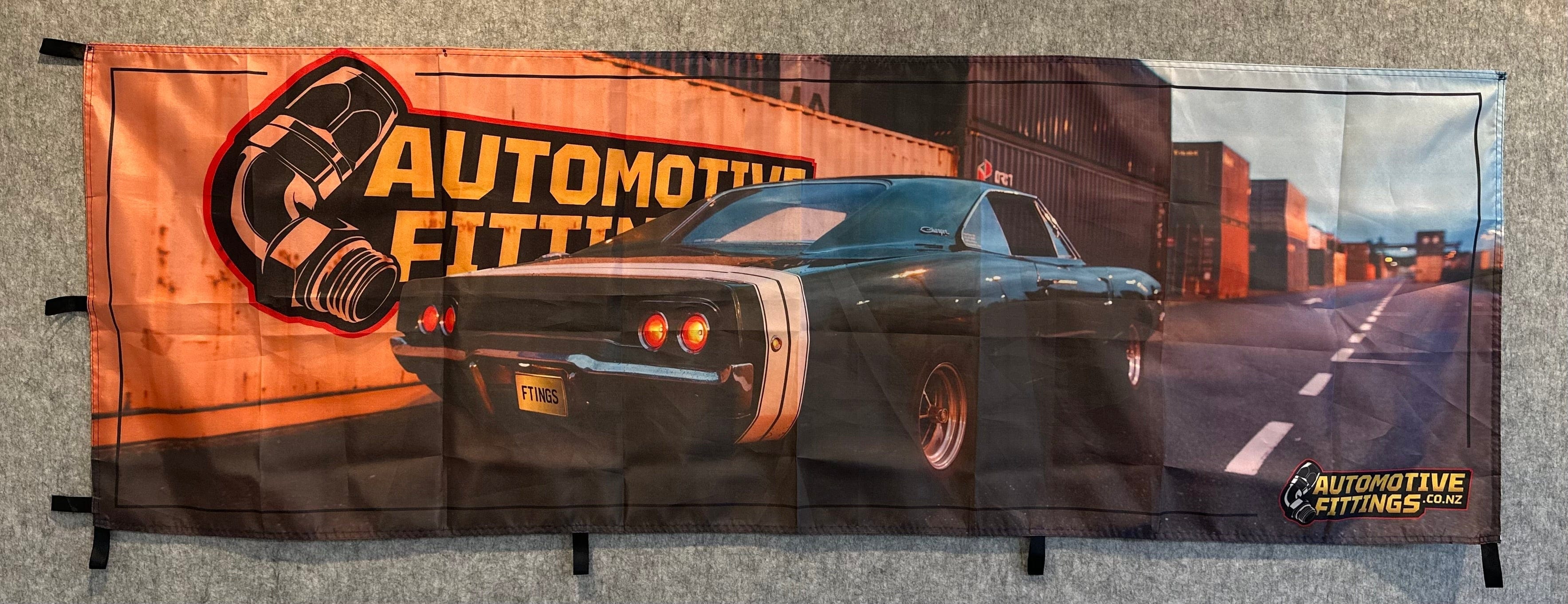 Stealth Ride Automotive Fittings Nobori Flag - Logo Design SR