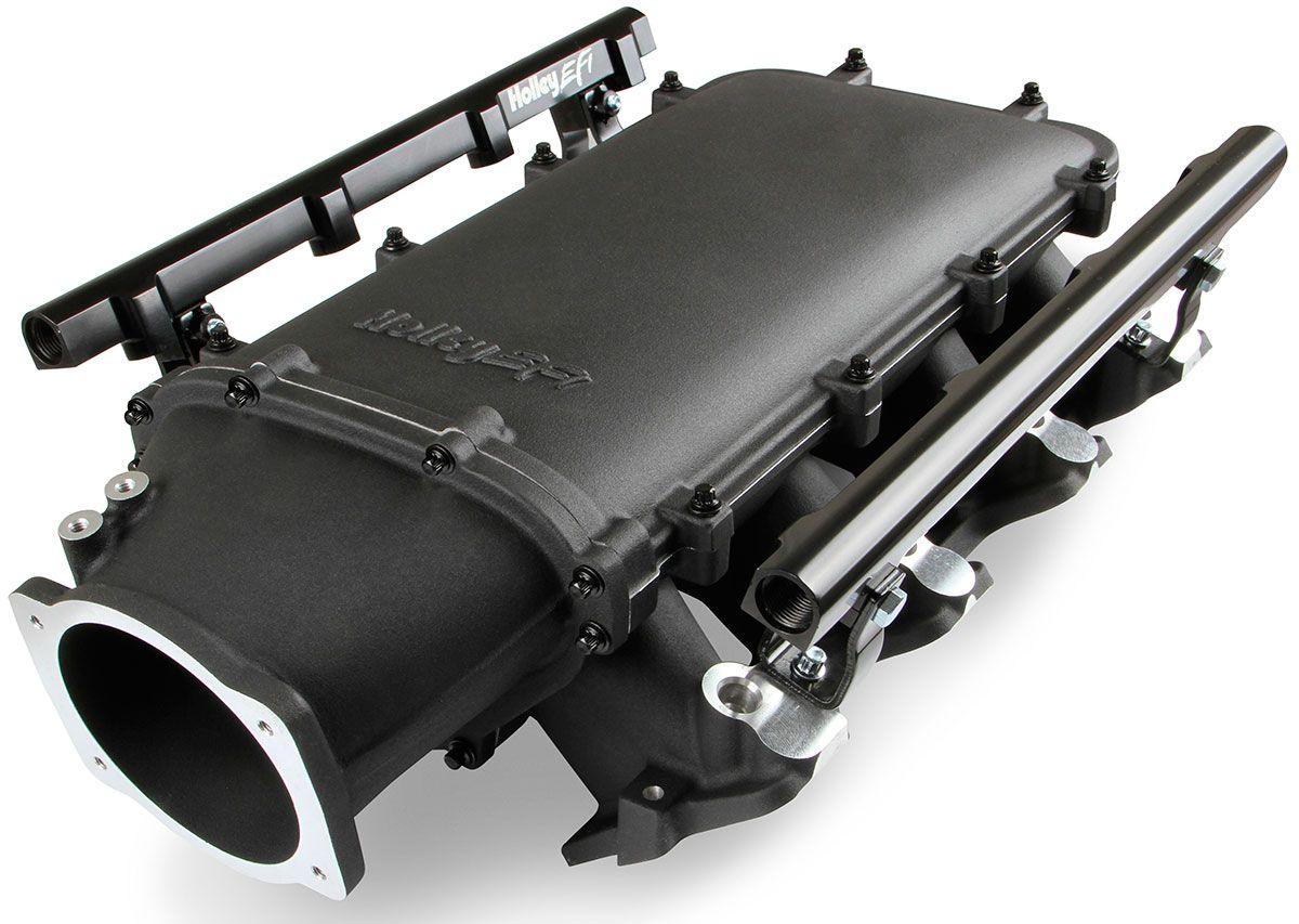 Stealth Ride LS1/LS2/LS6 Ultra Lo-Ram EFI Intake Manifold, Black Finish HO300-621BK SR
