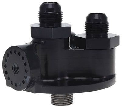 Stealth Ride Remote Oil Filter Mount, Black Remote Oil Filter Mount, Black SR