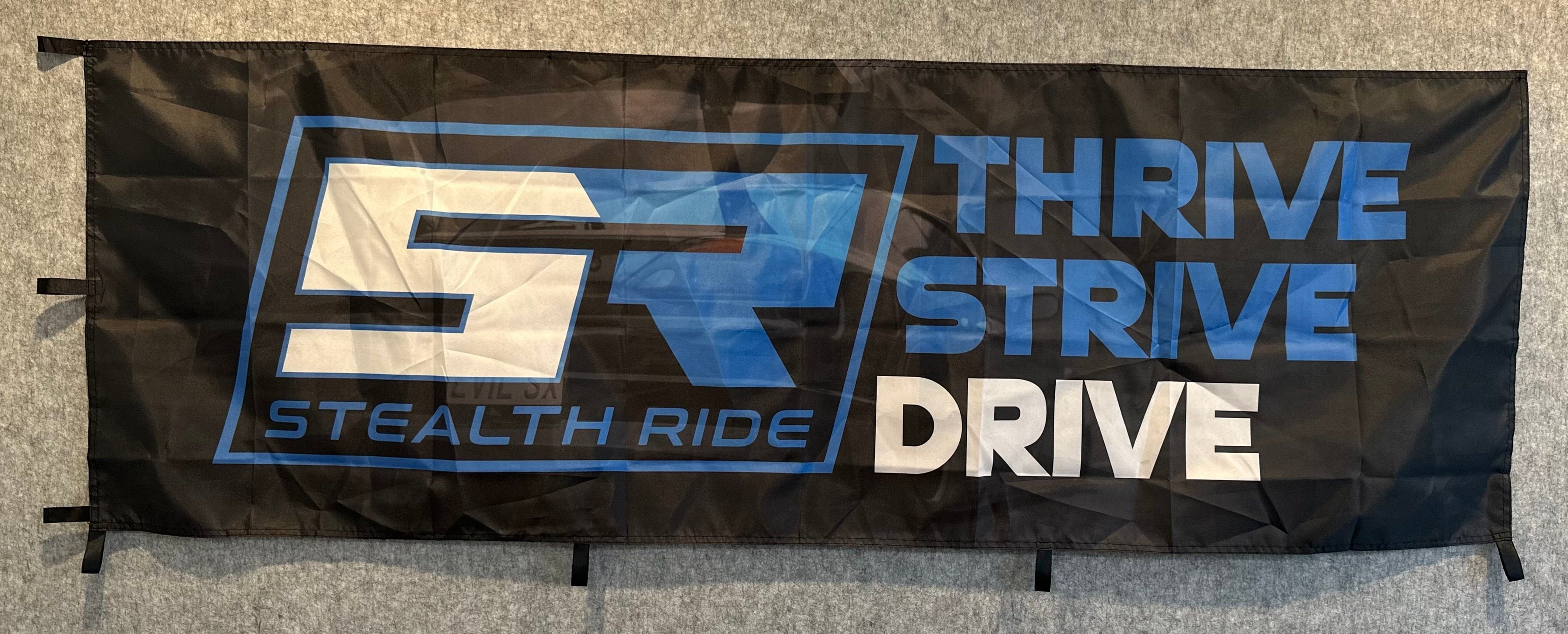 Stealth Ride Stealth Ride Nobori Flag - Logo Design SR