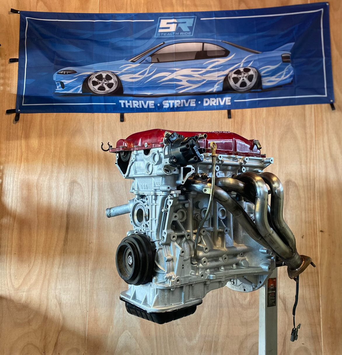 Stealth Ride Stealth Ride S15 Nobori Flag - Logo Design SR
