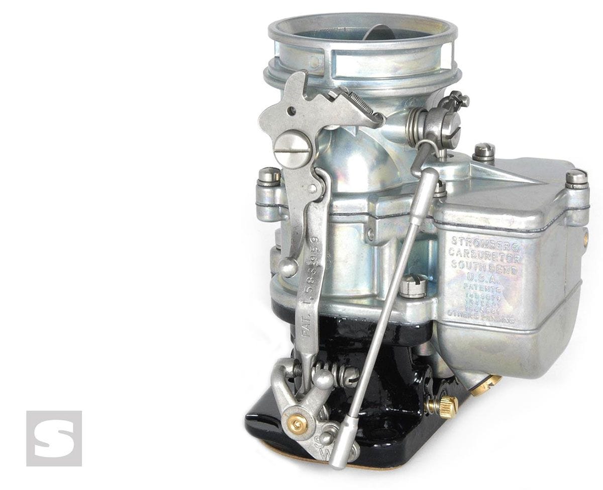 STROMBERG Natural Finish With Black Base Stromberg Genuine Reproduction Stromberg 97 Carburettor - NEW STROM9510-A SR