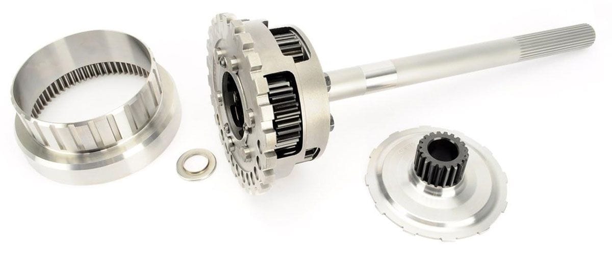 TCIAUTO Suit GM Powerglide - 1.8 Ratio, Standard Length, Straight Cut Gears TCI Auto Bolt-Together Planetaries TCI747600 SR