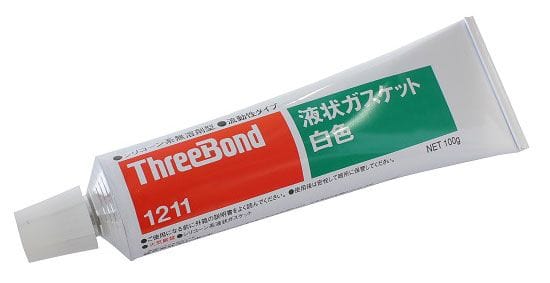 THREEBOND For Fine Gaskets, High Vibration Resistance, Ideal For 2 Stroke, 100g Three Bond White RTV Silicon Liquid Gasket TB1211-100 SR