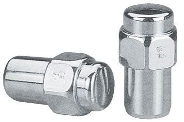 TOPLINE 1/2" Thread, 3/4" Shank, Closed End (Set Of 4) Topline 2 Piece Mag Wheel Nuts - 13/16" Hex TLC8204-4 SR