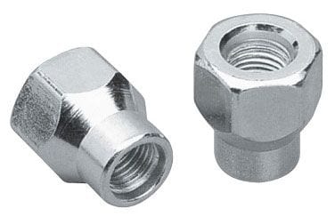 TOPLINE 12 x 1.25 Thread (set Of 4) Topline Open End ET Style Wheel Nuts - 13/16" Hex TLC7606-0-4 SR