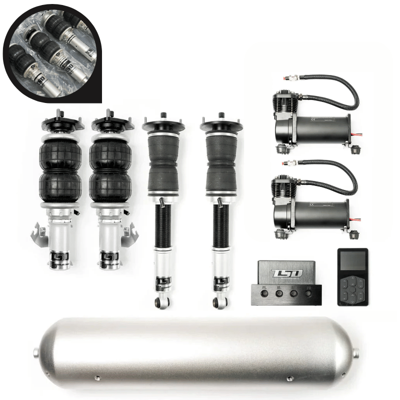 TSD Performance Air Suspension 5 Gallon (19 Litre) / Silver (Raw Alloy) / Air Freight - Please allow 2 weeks for manufacture. Skoda Octavia 2nd Gen FWD 1.4T/1.8T 04-13 MK2 / 1Z Air Suspension - TSD Performance SR