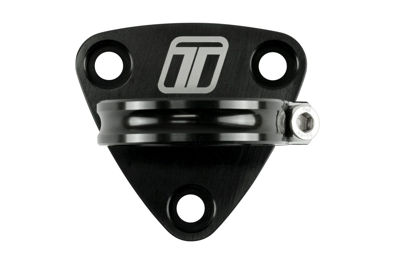 Turbosmart Turbosmart Oil Pressure Regulator (V2) Billet Bracket Turbosmart V2 Turbo Oil Pressure Regulator Billet Mounting Bracket, Black TS-0801-3002 SR