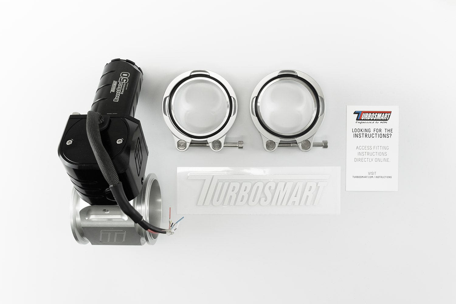TURBOSMART WASTEGATES Turbosmart EBG50 Electronic BoostGate50 Charge Air Valve SR