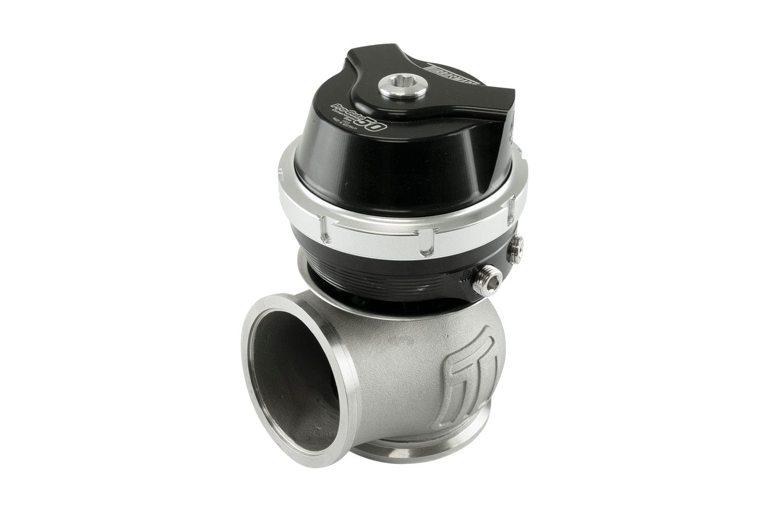 TURBOSMART WASTEGATES Turbosmart GenV WG50CG ProGate50 Compressed Gas 7psi Black SR