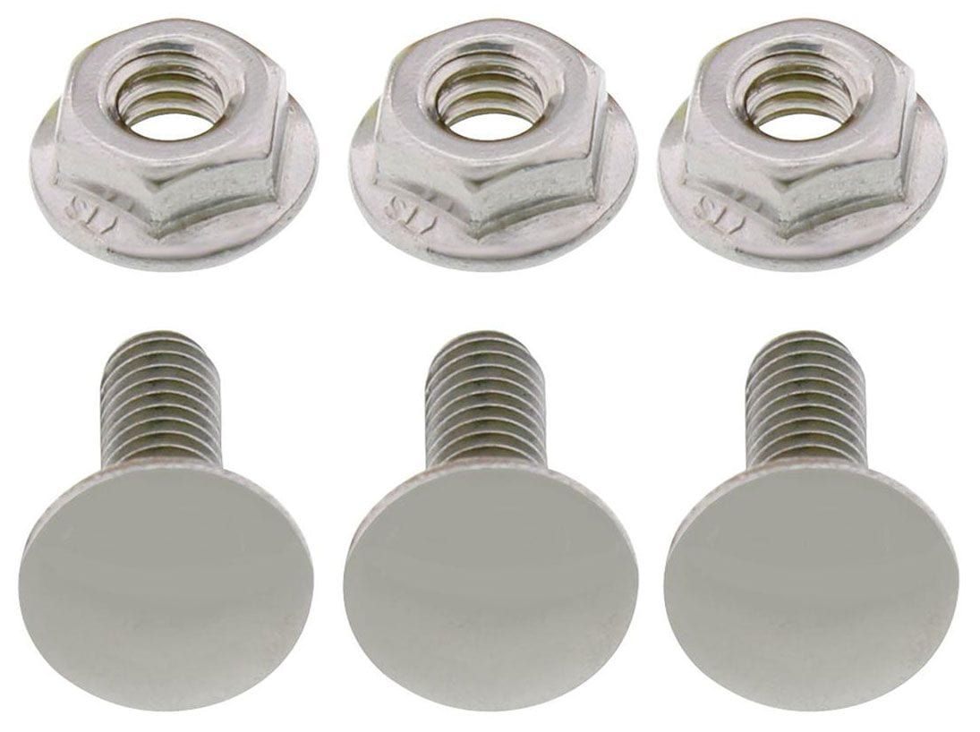 UPI 2 Required UPI Reproductions 1928-31 Ford Tail Light Bracket Stainless Steel Bolt Kit 3-Piece UPA1042SS SR