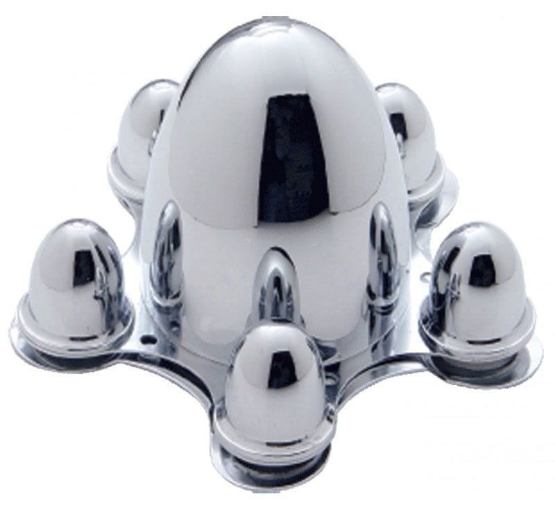UPI Suit 5 X 4-1/2" Bolt Circle (Set Of 4) UPI Reproductions Chrome Spider Wheel Caps UPC8057 SR
