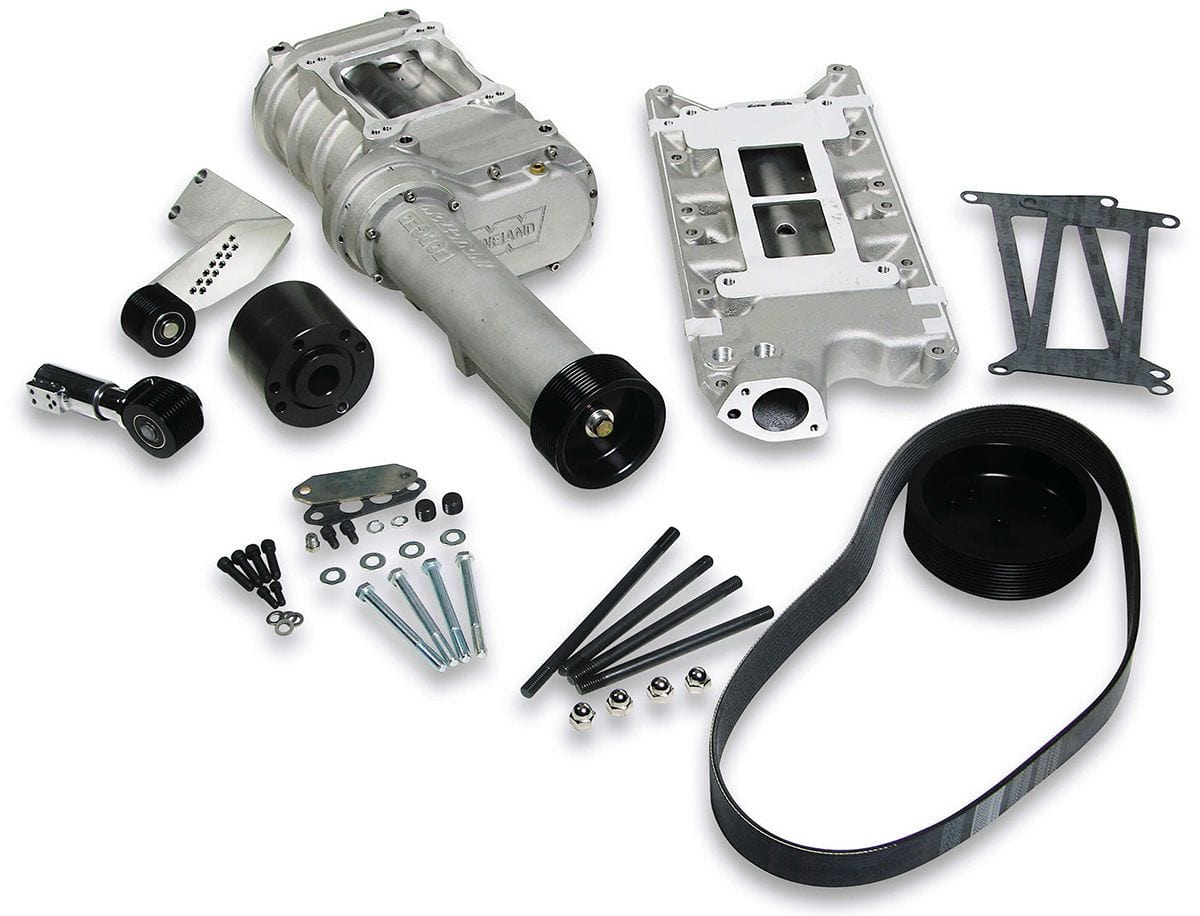 Weiand Weiand Weiand SB Ford 174 Pro-Street Supercharger Kit Satin Finish SR
