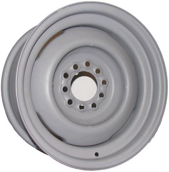 Wheel Vintiques 5" & 5-1/2" Bolt Circle With 3-3/4" Back Space Wheel Vintiques Gennie Steel Rim 16 x 6" - Grey Primer Finish WV14-6605334 SR