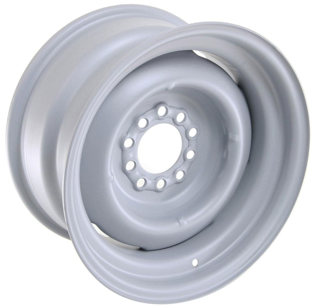 WHEELVINT 4-1/2 & 4-3/4" Bolt Circle With 3-3/4" Back Space Wheel Vintiques Gennie Steel Rim 15 x 8" - Grey Primer Finish WV14-5812334 SR
