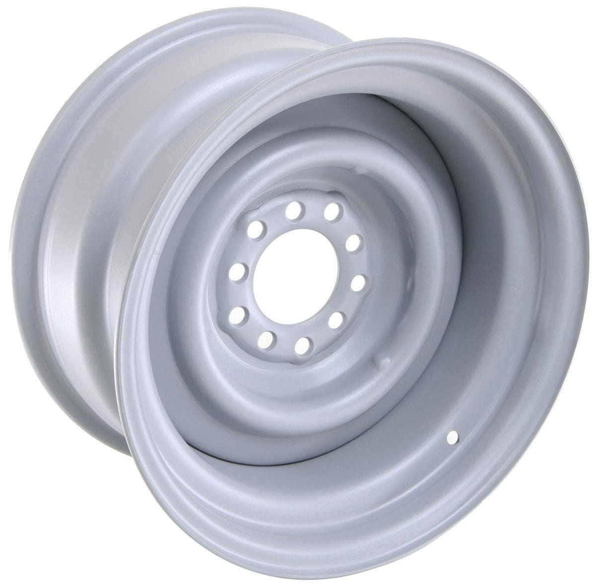 WHEELVINT 4-1/2 & 4-3/4" Bolt Circle With 4" Back Space Wheel Vintiques Smoothie Steel Rim 15 x 8" - Grey Primer Finish WV12-581204 SR