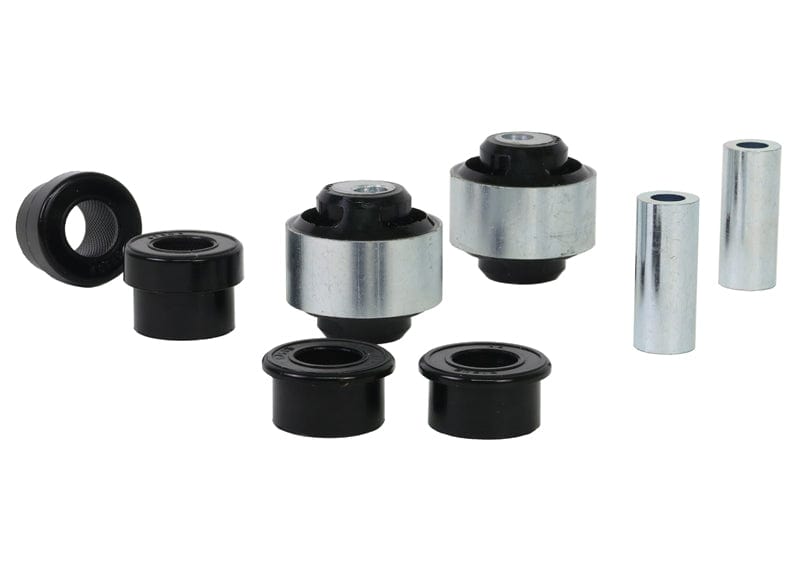 Whiteline 10 x 16 x 26 cm / Performance Alignment - 65mm OD - adds +0.5deg caster Front Control Arm Lower - Inner Bushing Kit Double Offset to Suit Honda Civic VII, VIII Gen and Integra DC5 SR