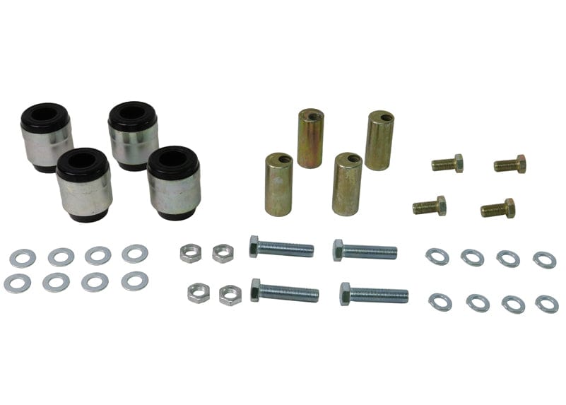 Whiteline 10 x 16 x 26 cm / Performance Alignment - adds +0.5deg camber and caster Front Control Arm Upper - Bushing Kit Double Offset to Suit Chrysler 300C and Dodge Challenger, Charger SR