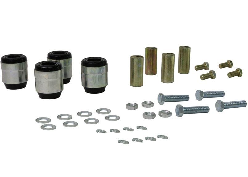 Whiteline 10 x 16 x 26 cm / Performance Alignment - adds +0.5deg camber and caster Front Control Arm Upper - Bushing Kit Double Offset to Suit Chrysler 300C and Dodge Challenger, Charger SR