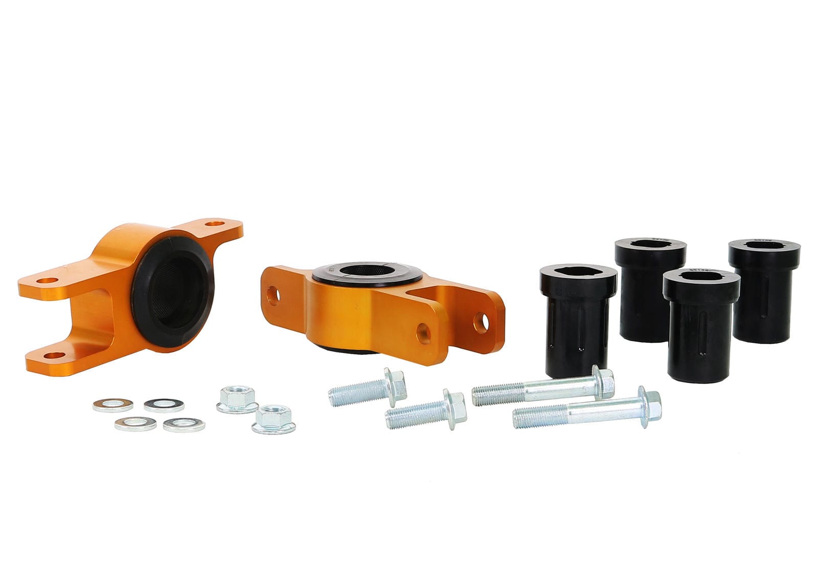 Whiteline 10 x 16 x 26 cm / Performance Alignment - adds +0.75deg caster + anti-lift - includes housing Front Control Arm Lower - Inner Rear Bushing Double Offset Kit to Suit Honda Civic X Gen FC, FK, FK8 SR
