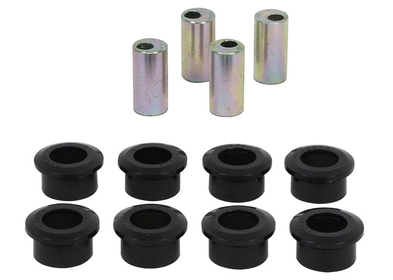Whiteline 10 x 16 x 26 cm / Performance Alignment - suits models to - 06/2009 without spherical bearing in lower hub - adds +/- 1.5deg camber - replaces both front and rear control arm outer mounts Rear Control Arm Lower Rear - Outer Bushing Kit Double Offset to Suit Holden Commodore VE, VF and HSV SR