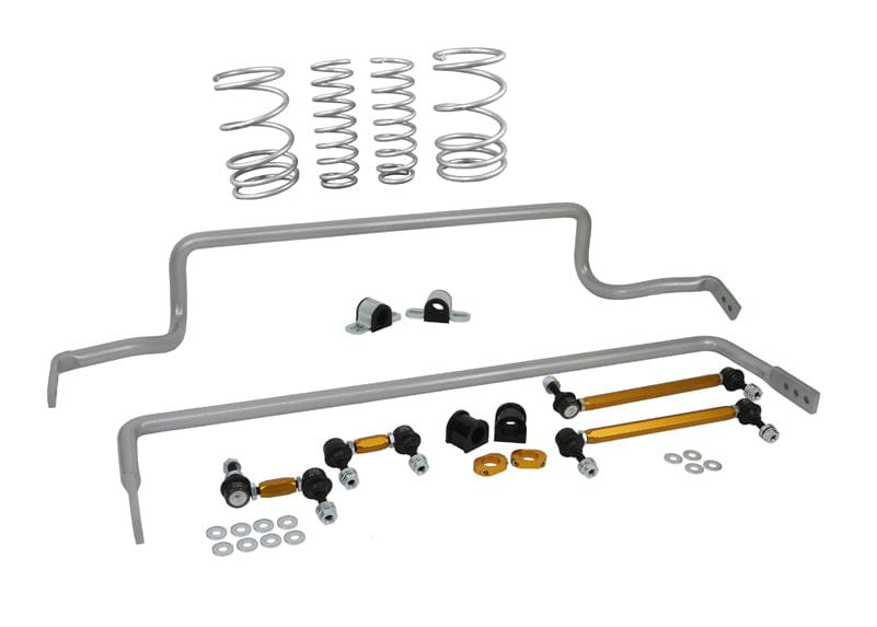 Whiteline 127 x 40 x 19 cm / Suits models without electric steering and with rear OEM sway bar Front and Rear Grip Series Kit to Suit Mitsubishi Lancer CJ, CY Fwd SR