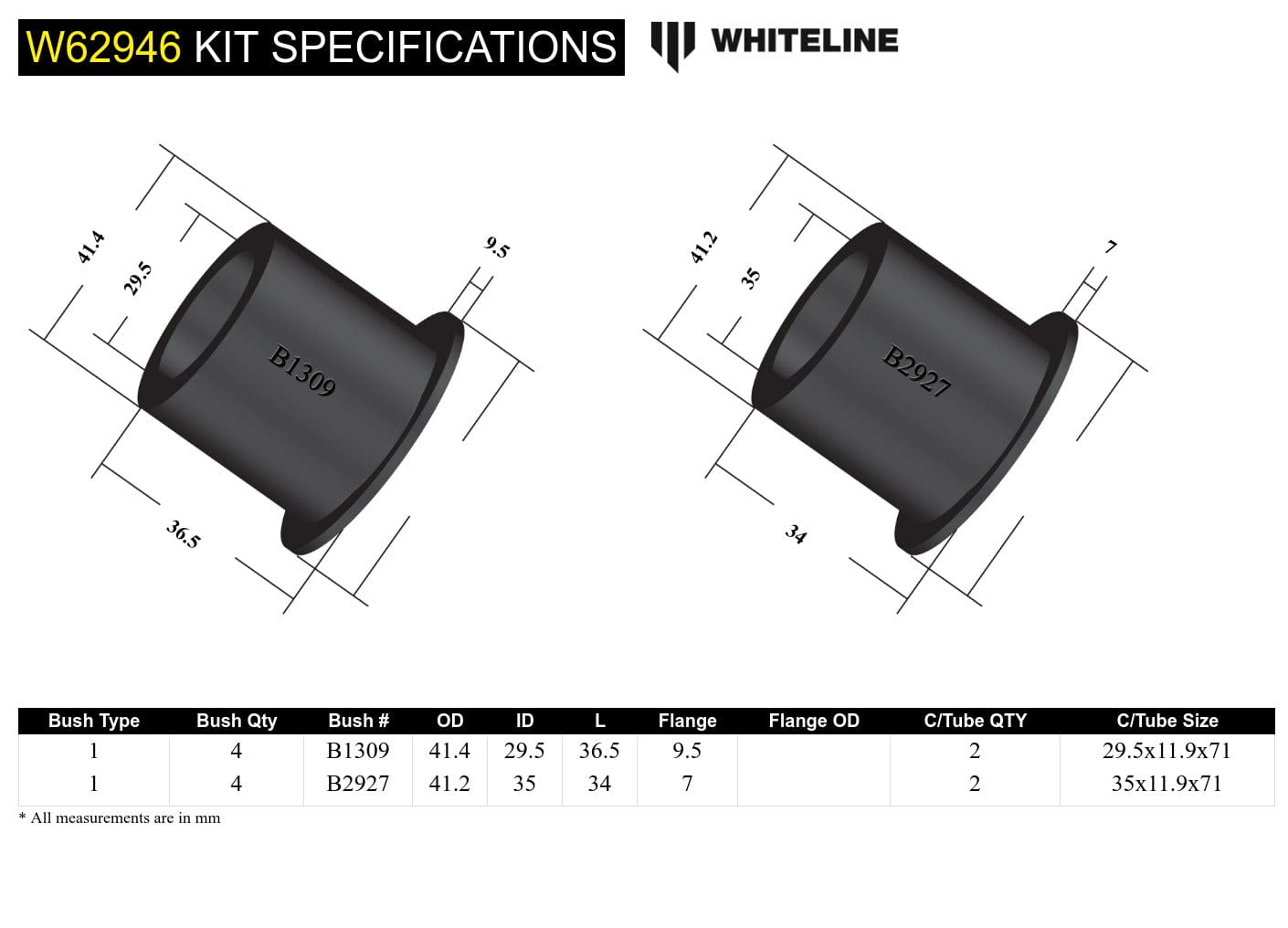 Whiteline 27 x 20 x 10 cm / Single bolt design - 3deg camber adjustment - includes removal tool Rear Camber/Toe Kit - Single Bolt Design 3deg to Suit Holden Commodore VN-VX and HSV SR