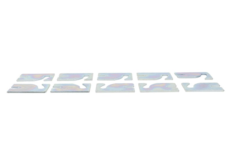 Whiteline 7 x 14 x 20 cm / 3.0mm x 10 - bulk shim pack Alignment Shim Pack 3.0mm x 10 to Suit Ford Falcon/Fairlane AU-FGX and FPV SR