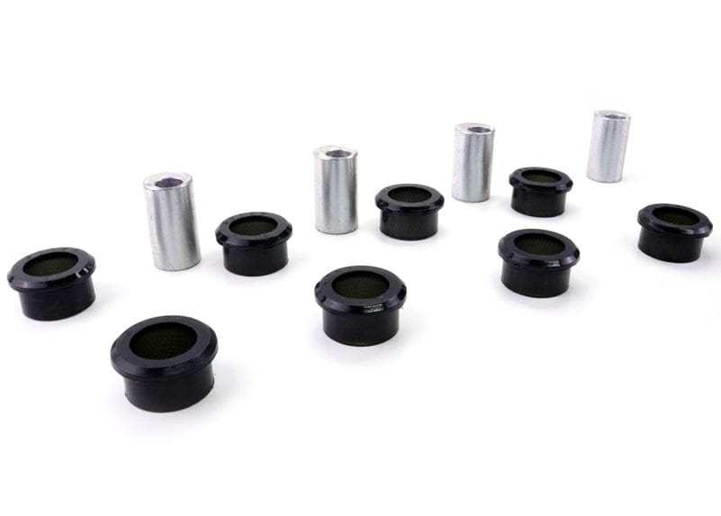 Whiteline 7 x 14 x 20 cm / Performance Alignment - off-car adjustment - adds +/- 0.75deg camber Rear Control Arm - Bushing Kit Double Offset to Suit Nissan 180SX, 200SX. 300ZX and Skyline SR