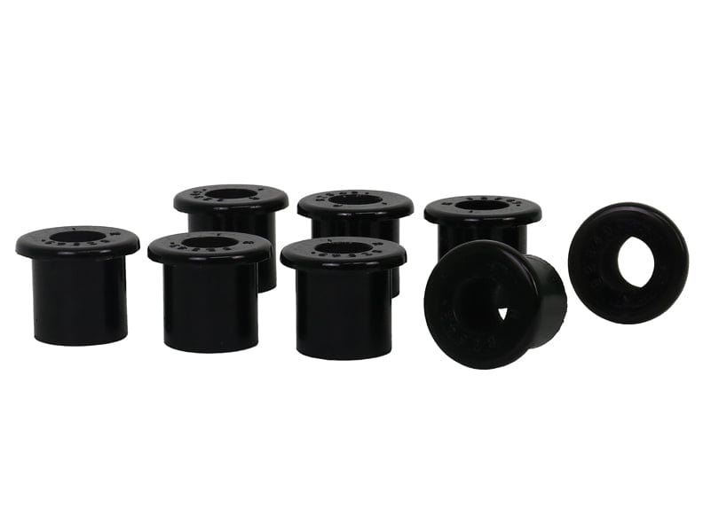 Whiteline 7 x 14 x 20 cm Rear Leaf Spring - Rear Eye and Shackle Bushing Kit to Suit Holden Crewman and One tonner VY, VZ SR