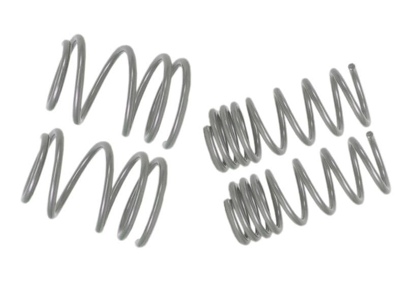 Whiteline Lowers vehicle approximately 10mm front and rear Front and Rear Coil Springs - Lowered to Suit Subaru Impreza GE, GV WRX STi SR