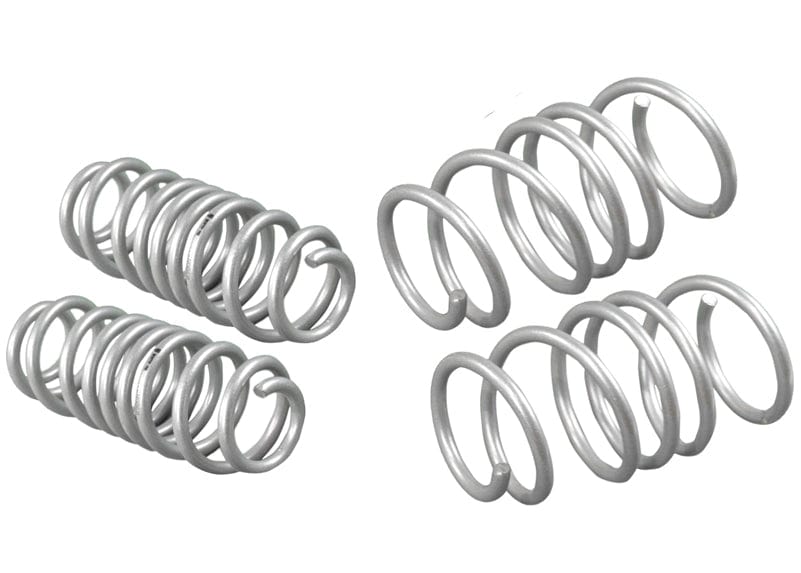 Whiteline Lowers vehicle approximately 20mm front and rear Front and Rear Coil Springs - Lowered to Suit Mercedes-benz A-Class A45 AMG W176 SR