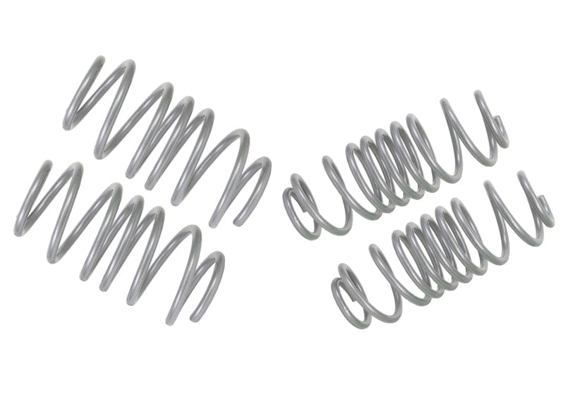 Whiteline Lowers vehicle approximately 30mm front and rear Front and Rear Coil Springs - Lowered to Suit Ford Fiesta St WZ SR