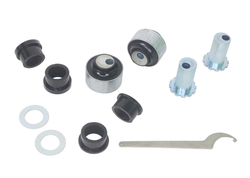 Whiteline Performance Alignment - 65mm OD - adds +0.5deg caster Front Control Arm Lower - Inner Bushing Kit-Double Offset to Suit Honda Civic and Integra SR